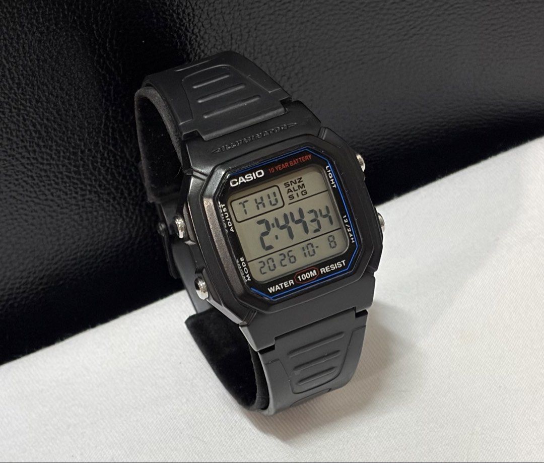 Casio W-800H Illuminator Digital Watch (Category: Men's Watches) located in Quezon City. Submitted by WasalakTwo (Listing ID 1466549949, Image 3). Description: Bought in Japan Good working condition All working Open for delivery nationwide.
