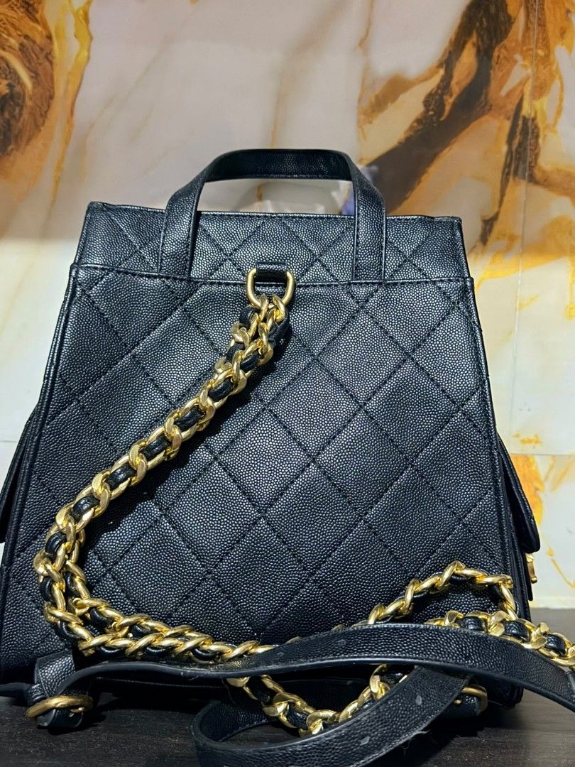 CC MINI BAGPACK (Category: Backpacks) located in Bacolod City. Submitted by symielux (Listing ID 1466481219, Image 2). Description: Mini size Caviar Microchip Used Twice.