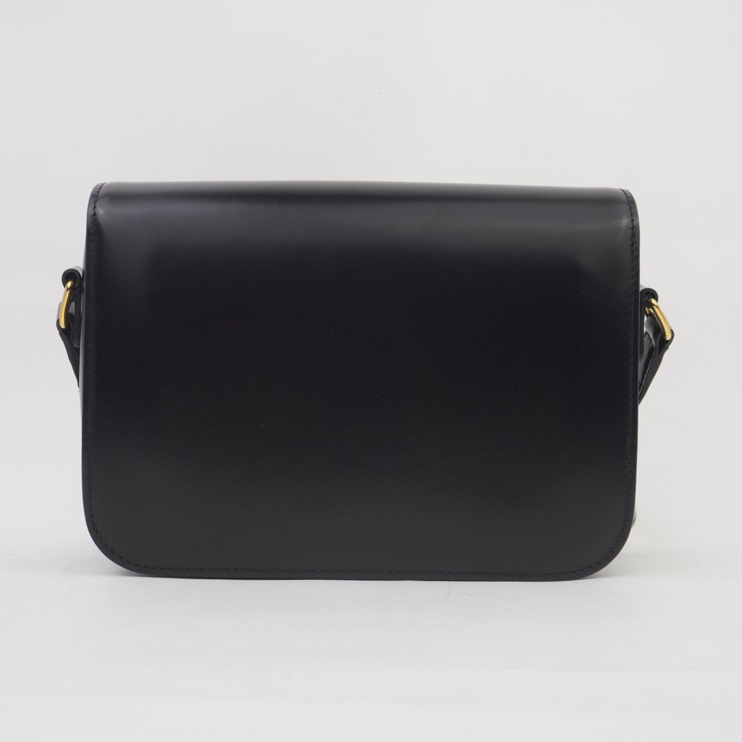 Celine Black Triomphe Classique Crossbody (Category: Luxury Bags & Wallets) located in Taguig. Submitted by dluxenest (Listing ID 1466354519, Image 3). Description: Last price posted Inclusion: dust bag You may follow us on IG : dluxenest FB : Dragons Luxe Nest.