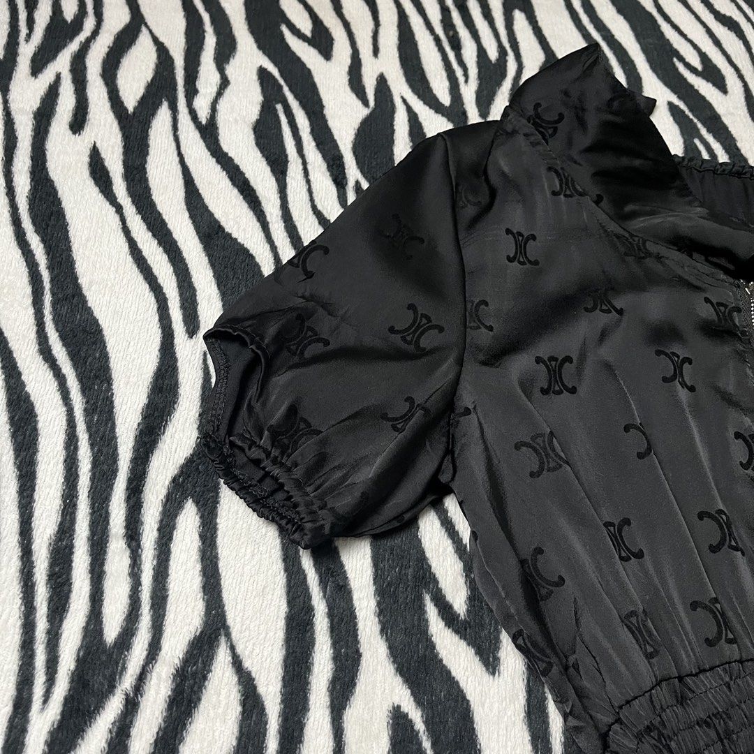 Celine monogram black dress (Category: Dresses) located in Manila. Submitted by royaldripmanila (Listing ID 1466503772, Image 3). Description: No issue W18 L47.
