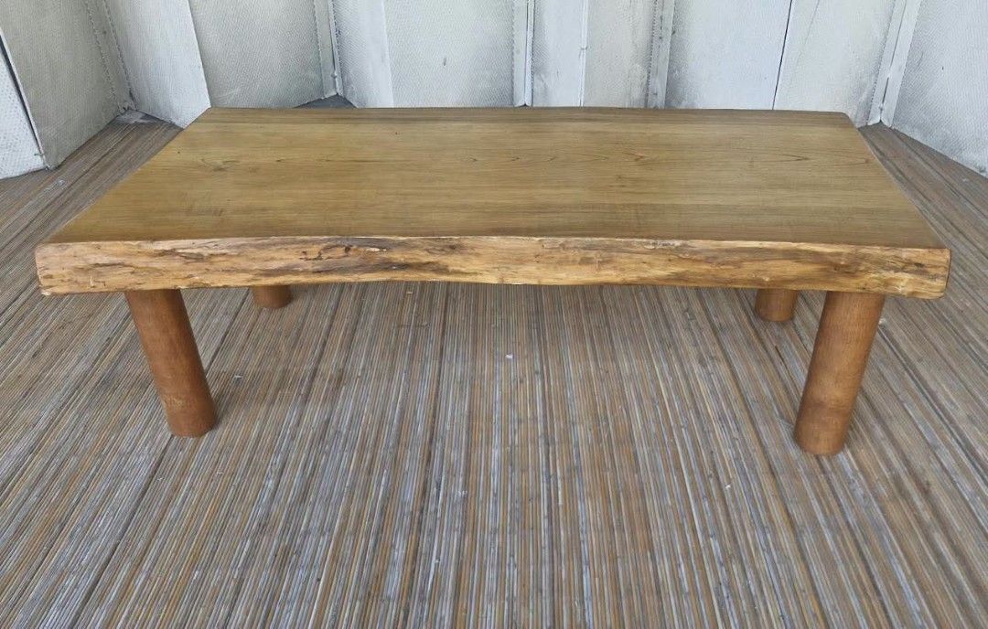 Center Table (Category: Tables & Sets) located in Meycauayan. Submitted by marygracecasimiro (Listing ID 1466491808, Image 1). Description: Solid Live-Edge Wood Center Table L43 x W21 x H14 Price: 5,500🩷.