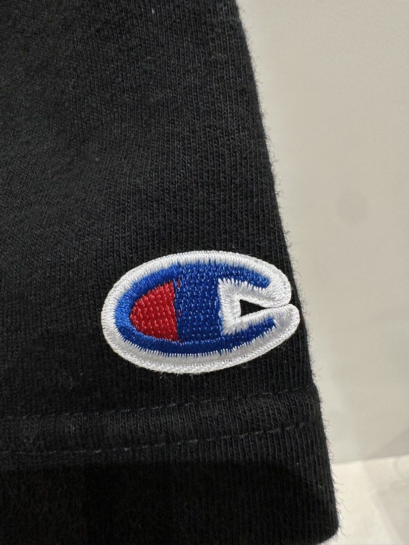 CHAMPION MEGA PRINT LOGO Script (Category: Tshirts & Polo Shirts ) located in Baliuag. Submitted by thrift.king.ph (Listing ID 1466484489, Image 3). Description: CHAMPION BIG SCRIPT LOGO In good condition W 22.5 L 32.