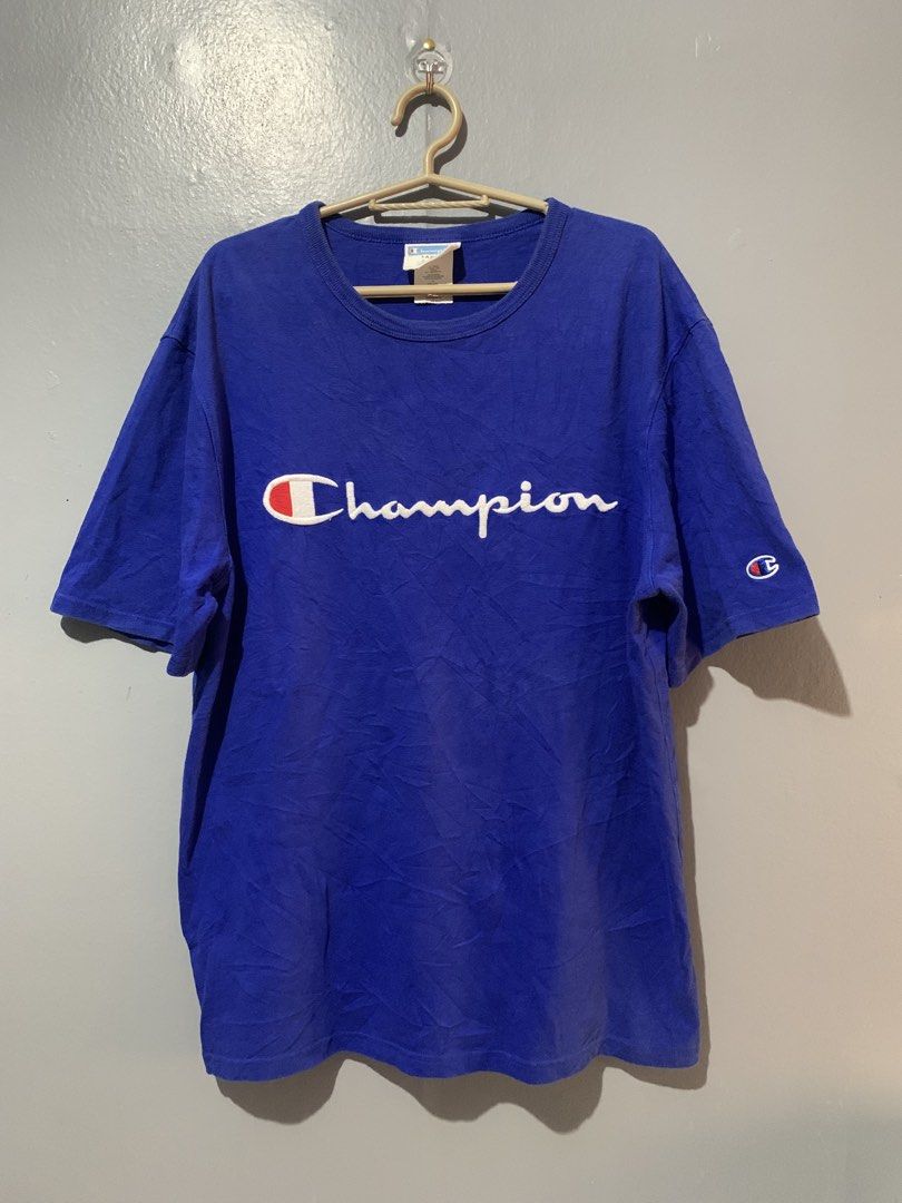 CHAMPION TEE EMBROID (Category: Tshirts & Polo Shirts ) located in Tagbina. Submitted by maxy123_490 (Listing ID 1466526898, Image 1). Description: EXCELLENT CONDITION LARGE NO FLAWS DETAILS POSTED.