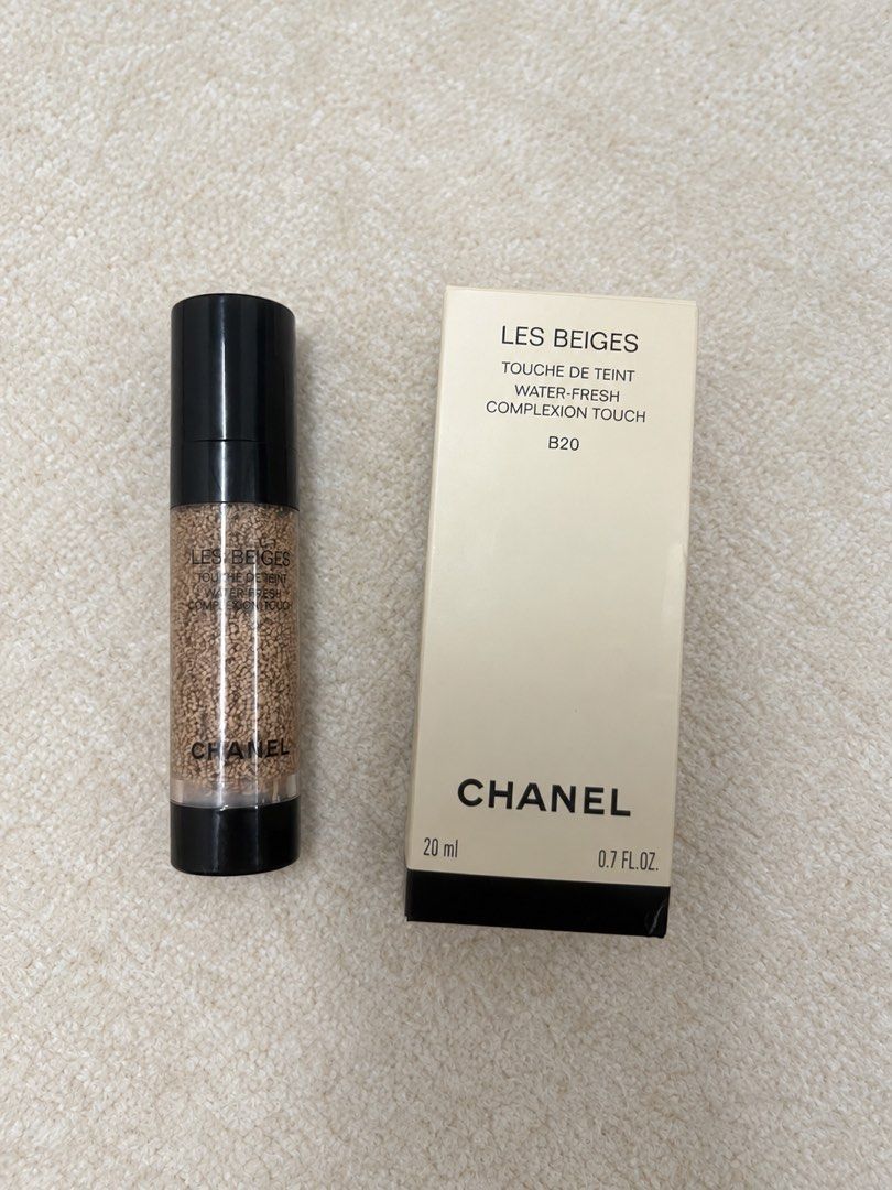 Chanel Les Beiges Water-Fresh Complexion Touch (B20) (Category: Makeup) located in Cagayan de Oro. Submitted by simplydecluttering_makeup (Listing ID 1466510421, Image 3). Description: Rfs: Not my shade. Swatched only. Last price. - Brand: Chanel - Item: Les Beiges Water-Fresh Complexion Touch - Shade: B20 - Volume: 20ml - Condition: Brand new and swatched only - Inclusions: Original box with brush.