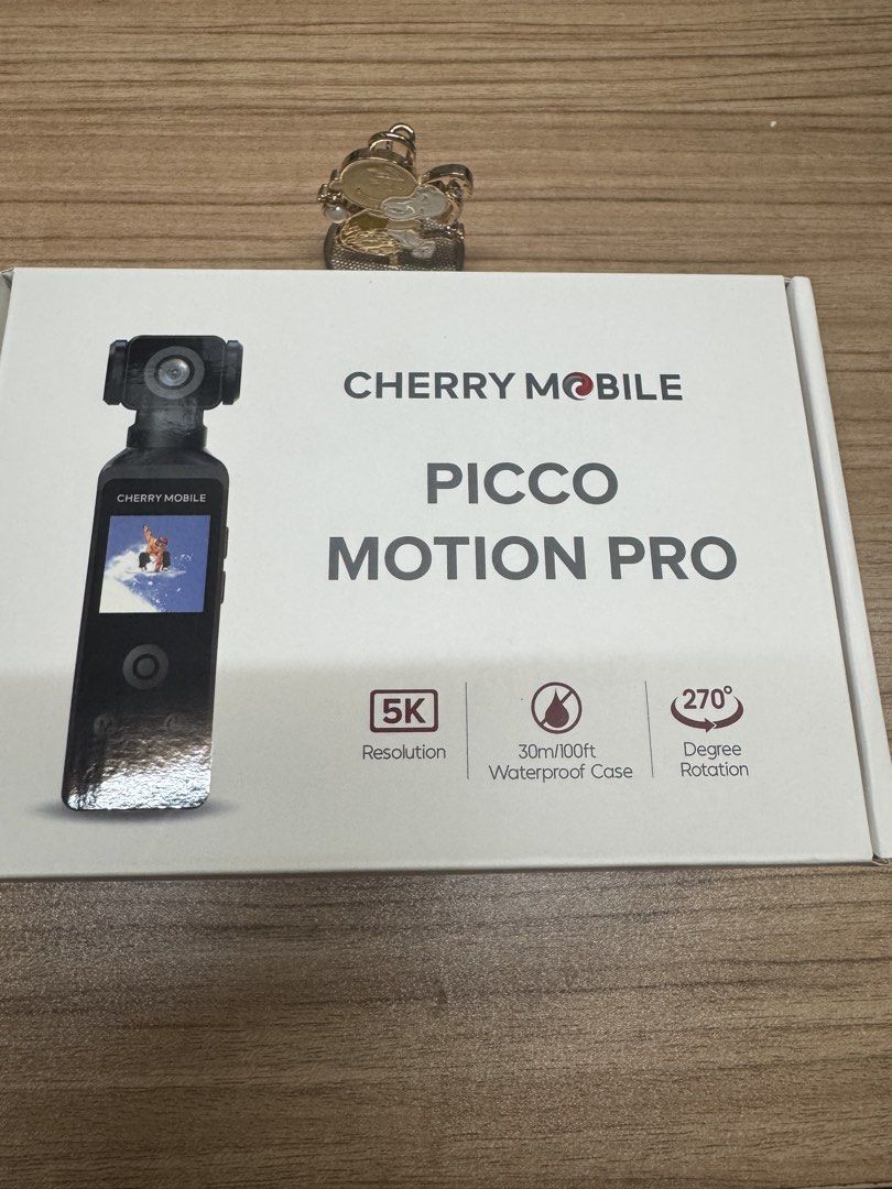 Cherry Mobile Picco Motion Pro Camera (Category: Cameras) located in Manila. Submitted by xenasales (Listing ID 1466432458, Image 1). Description: - Brand new and unopened Cherry Mobile Picco Motion Pro action camera - High-resolution 5K video recording for ultra-clear footage - Includes a 30m (100ft) waterproof case for underwater adventures - Versatile 270-degree rotation feature for flexible shooting angles - Pristine retail box, perfect for g