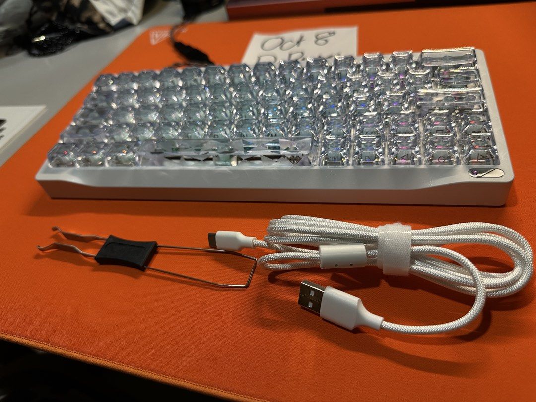 Chilkey SF60 HE 8k PC Keycaps Magnetic Keyboard (Category: Computer Keyboard) located in Cavite. Submitted by biboyharanero (Listing ID 1466560364, Image 2). Description: Chilkey SF60 HE 8k PC Keycaps Magnetic Keyboard Negotiable RFS: Decluttering review units Issue: None Switches: wuque studio Teal Dream Structure: tray all aluminum housing PC keycaps Connectivity: wired Shipping Methods: -JT express - I will need a 300 PHP sf deposit before shi