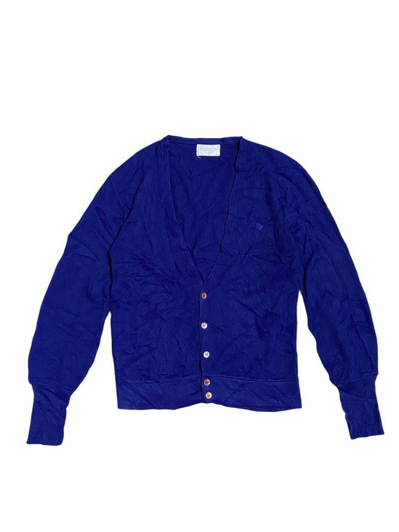 CHRISTIAN DIOR (Category: Coats, Jackets and Outerwear) located in Andop. Submitted by arkthrift2.0 (Listing ID 1466468147, Image 1). Description: VINTAGE CHRISTIAN DIOR CARDIGAN ▪️EXCELLENT CONDITION TO NEW ▪️ISSUE - NONE ▪️SIZE LARGE ▪️DIMES 21/26.5 ▪️COLOR RATE 9.5/10 -DM LANG KAYO SA PRICE MGA BOSSING 🫶🏻 Location davao del sur / open for vcall and vouch 🫶🏻.