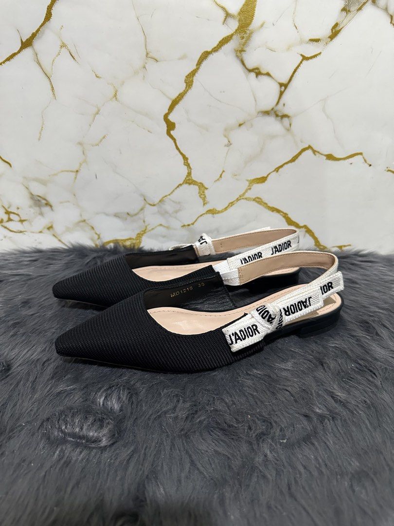 Christian Dior slingback (Category: Flats & Sandals) located in Marikina City. Submitted by georgiaprelovestuff (Listing ID 1466451403, Image 3). Description: size 38 PLEASE READ BEFORE MAKING AN OFFER: 🔹No inclusions since this is preloved 🔹NO to low ballers please 🔹NO meetups due to busy schedule 🔹If you make an offer, please get the item let's not waste each other's time 🔹NO return NO exchange NO cancellation 🔹Please manage your expectat