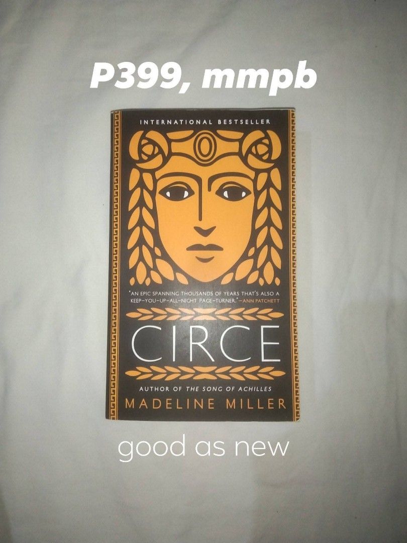 Circe - Madeline Miller (Category: Storybooks) located in Oas. Submitted by tbbt.books (Listing ID 1466444490, Image 1). Description: mod: jnt direct (sf shouldered by buyer) mop: gcash (payo, no cod) loc: albay fb/tiktok acc: TBBT Books (same profile).