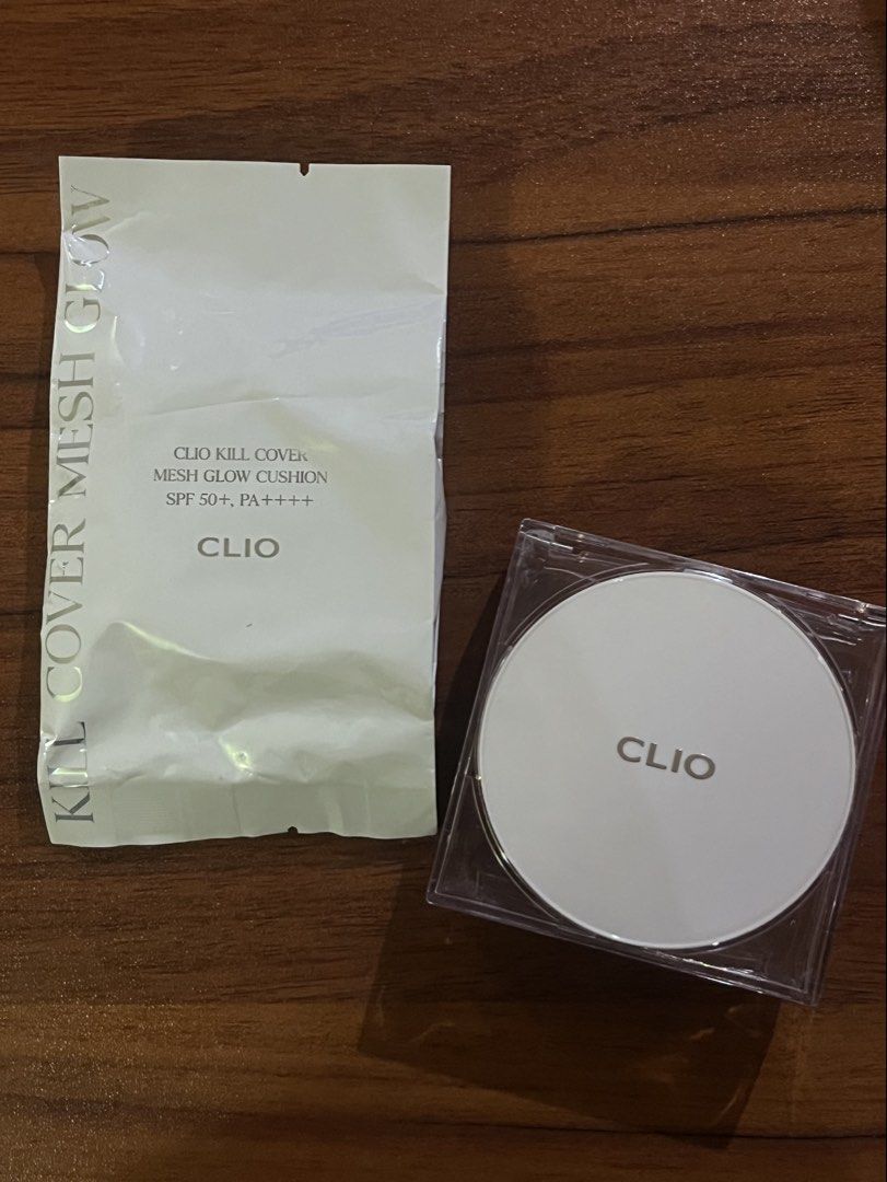 CLIO Kill Cover Mesh Glow Cushion (Category: Makeup) located in Pinamungahan. Submitted by the19thspring (Listing ID 1457668667, Image 1). Description: [ clio kill cover mesh cushion ] - shade: 03 ginger 🫧 - comes with a refill! - has some minor issues sa box only, the product itself has no issues! .