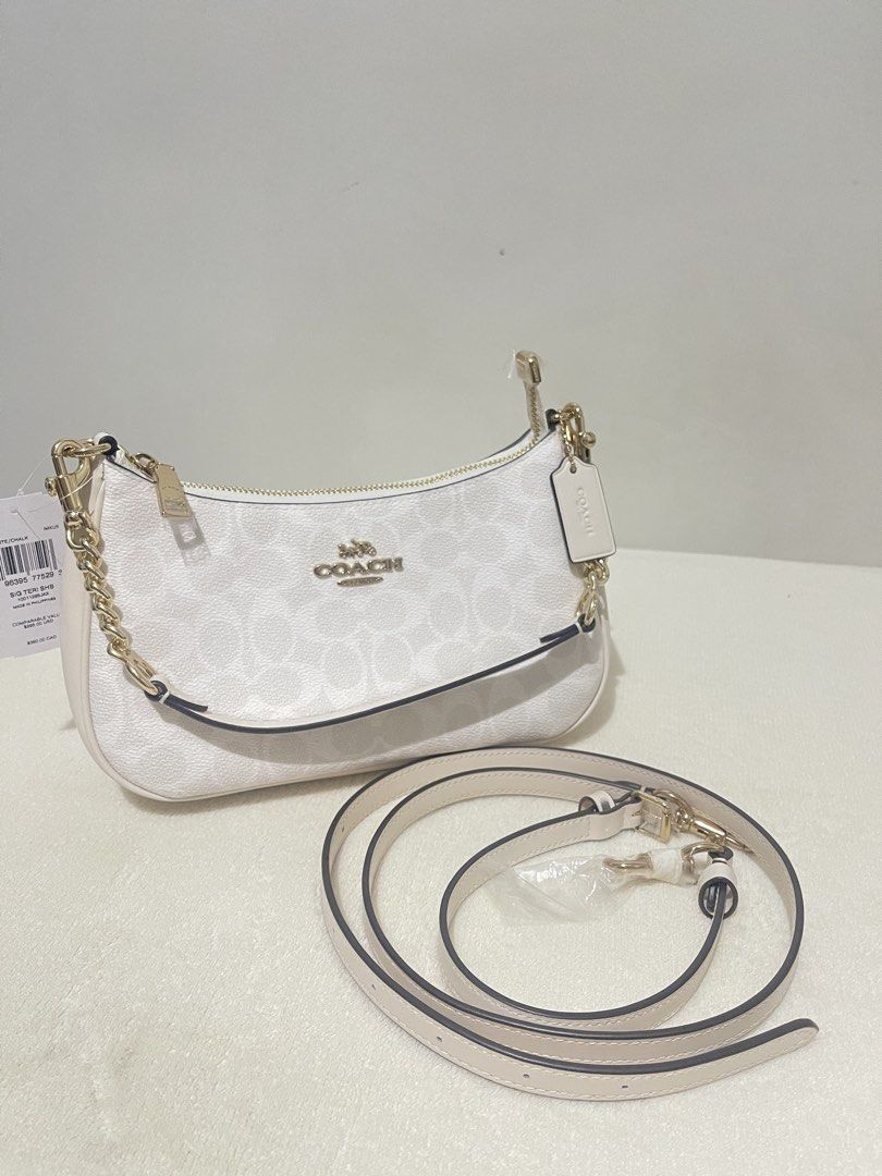 Coach Teri (Category: Shoulder Bags) located in Tarlac. Submitted by shop.trlc (Listing ID 1466384152, Image 1). Description: CCH TERI ✨ Brandnew✨ 🏷️7,200 ✅Comes with tag, and cc 💯Guaranteed 0 rig 🇵🇭PH Onhand Plus local SF 🚚 Lalamove ready Ready to ship! Pls like and follow for more original items 🌸 FB: Shop.Trlc Tiktok: shoptrlcbykath Carousell: kthrnAya.