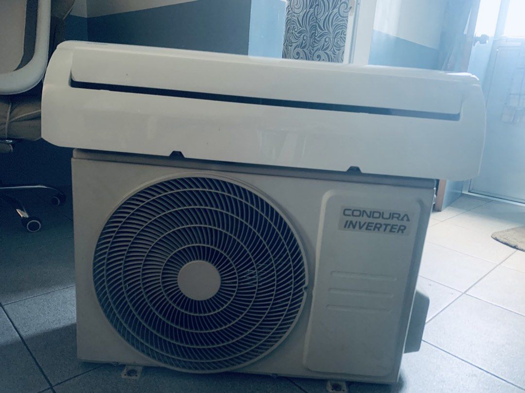 CONDURA 1.5hp SPLIT TYPE (Category: Air Conditioning and Heating) located in Manila. Submitted by silentfish.a5b56f (Listing ID 1466555252, Image 2). Description: FOR SALE: Condura 1.5HP Split Type Inverter — 1 Year Old Only! 💰 Price: ₱25,000 (Negotiable for serious buyers) ✅ Details: • Brand: Condura • Type: Split Type Inverter • HP: 1.5 HP • Age: Exactly 1 year old — barely used, very good condition • Original Price: ₱44,600 • Complete with: R