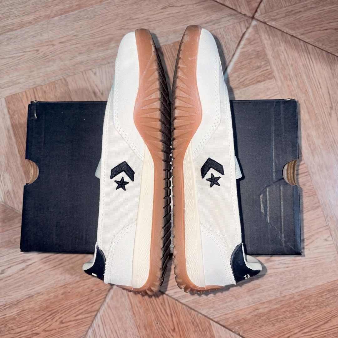 Converse Run Star Trainer Ballet Flat (W5.5) (Category: Sneakers) located in Manila. Submitted by aubhxx (Listing ID 1466355328, Image 2). Description: Can swap to the like new same design with size 6 or 6.5. - Model: Ivory Converse Run Star Ballet Flats - Size: Women 5.5 (check box image for more details) - Inclusions: Comes with original black box - Bought on Converse (online) for 4,295.00 on October 1, 2026 - Wear once. - RFS: Exact size to my