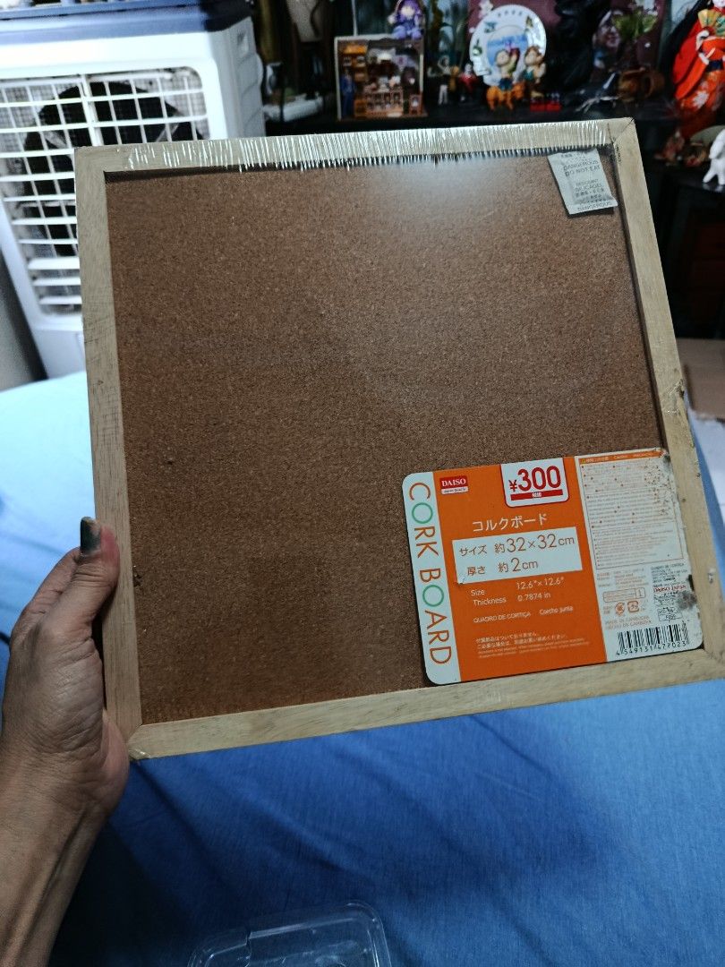 Cork board p50 (Category: Stationery & School Supplies) located in Quezon City. Submitted by kristal68 (Listing ID 1466352424, Image 1). Description: old stock.