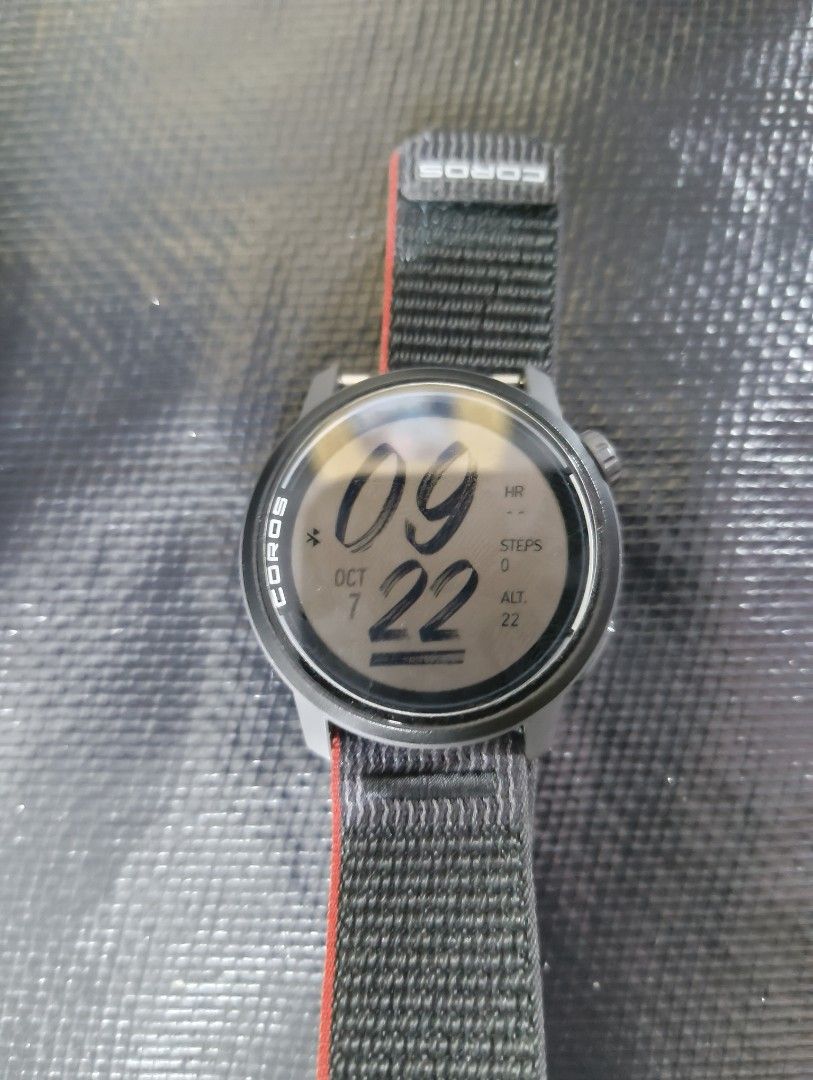 Coros Pace 3 (Category: Wearables & Smart Watches) located in Las Pinas. Submitted by ange7o (Listing ID 1466348733, Image 2). Description: - Brand/Model: Coros Pace 3 GPS Sport Watch - Condition: Excellent, comes with original retail box - Design: Lightweight sport watch featuring a black and red durable nylon strap - Features: Advanced GPS tracking, long battery life, daily activity and fitness metrics - Location: Meetups available - RFS: Upgra