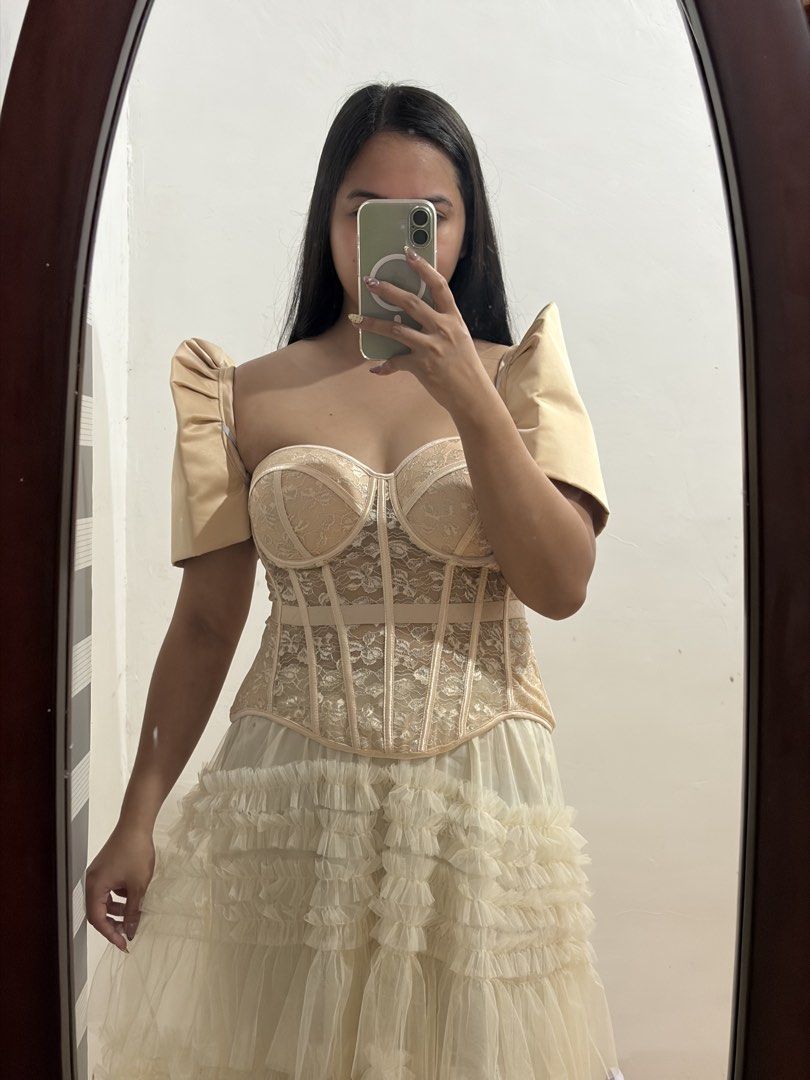 Corset Filipiniana (Category: Dresses) located in San Luis. Submitted by denii_milo (Listing ID 1466373834, Image 1). Description: Brandnew Corset Filipiniana Size Large-XL Loc. Pampanga.