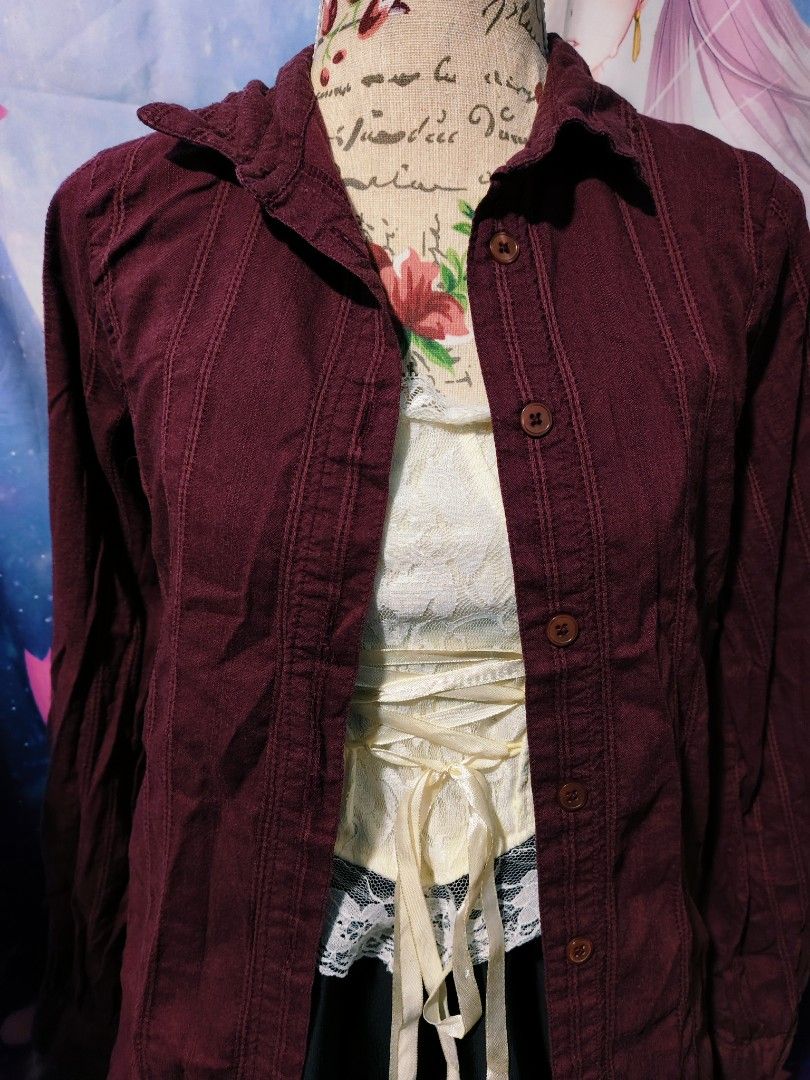 Cotton On long sleeve polo (Category: Coats, Jackets and Outerwear) located in Pateros City. Submitted by soshifem (Listing ID 1466498691, Image 2). Description: size small.