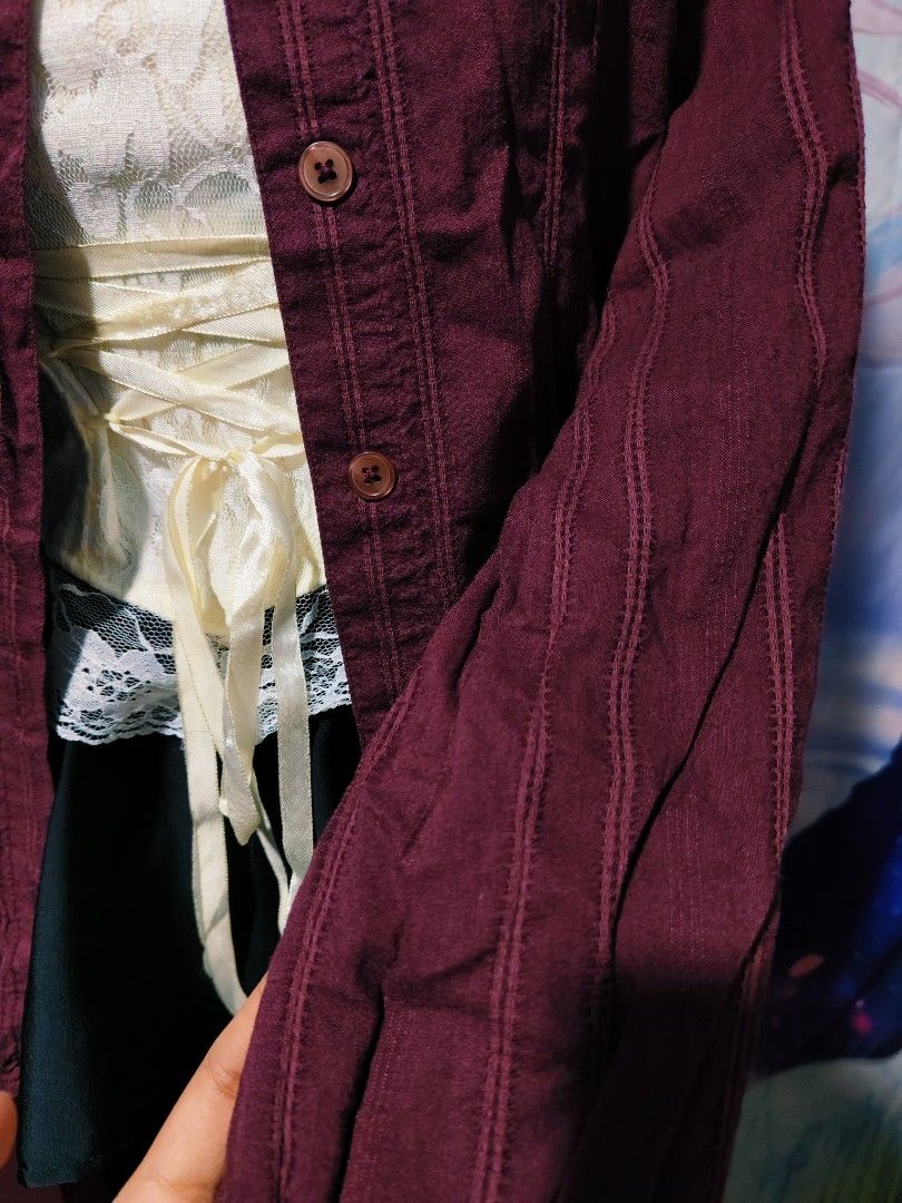 Cotton On long sleeve polo (Category: Coats, Jackets and Outerwear) located in Pateros City. Submitted by soshifem (Listing ID 1466498691, Image 3). Description: size small.