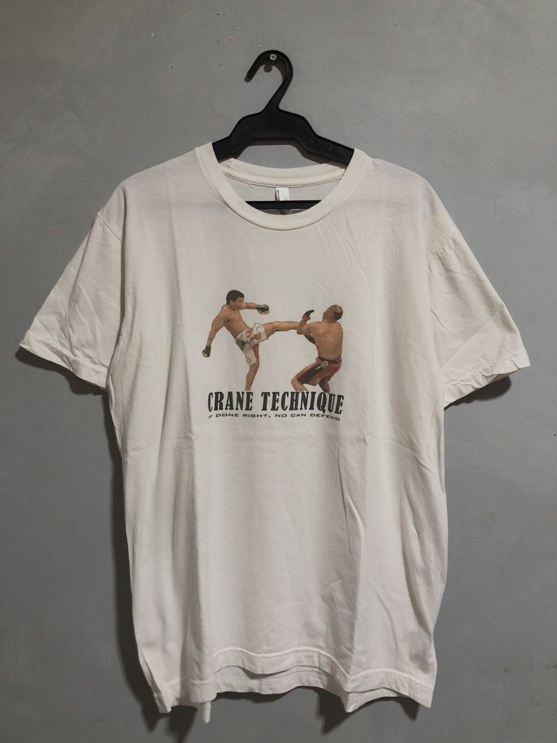 Crane Technique (Category: Tshirts & Polo Shirts ) located in Tarlac. Submitted by jds_thrift (Listing ID 1466356876, Image 1). Description: 𝗖𝗥𝗔𝗡𝗘 𝗞𝗜𝗖𝗞 𝘓𝘺𝘰𝘵𝘰 𝘔𝘢𝘤𝘩𝘪𝘥𝘢 𝘷𝘴. 𝘙𝘢𝘯𝘥𝘺 𝘊𝘰𝘶𝘵𝘶𝘳𝘦 — 𝘜𝘍𝘊 129 𝗧𝗔𝗚: AMERICAN APPAREL® 𝗖𝗢𝗡𝗗𝗜𝗧𝗜𝗢𝗡: 9.5/10 𝗦𝗜𝗭𝗘: L 𝗠𝗘𝗔𝗦𝗨𝗥𝗘𝗠𝗘𝗡𝗧𝗦: L 27.5” × W 21.5” 💸 𝗠𝗜𝗡𝗘: ₱350.
