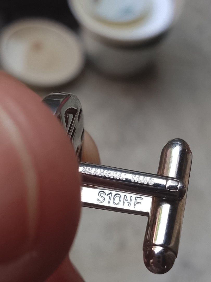 cufflinks (Category: Luxury Accessories) located in Manila. Submitted by puremoon_0a0d59 (Listing ID 1466395496, Image 3). Description: Shanghai-Tang cufflinks like new condition , for your clothings.