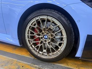 White 6-Spoke Monobloc Forged Car Wheel Rims Set of 4, Car Accessories ...
