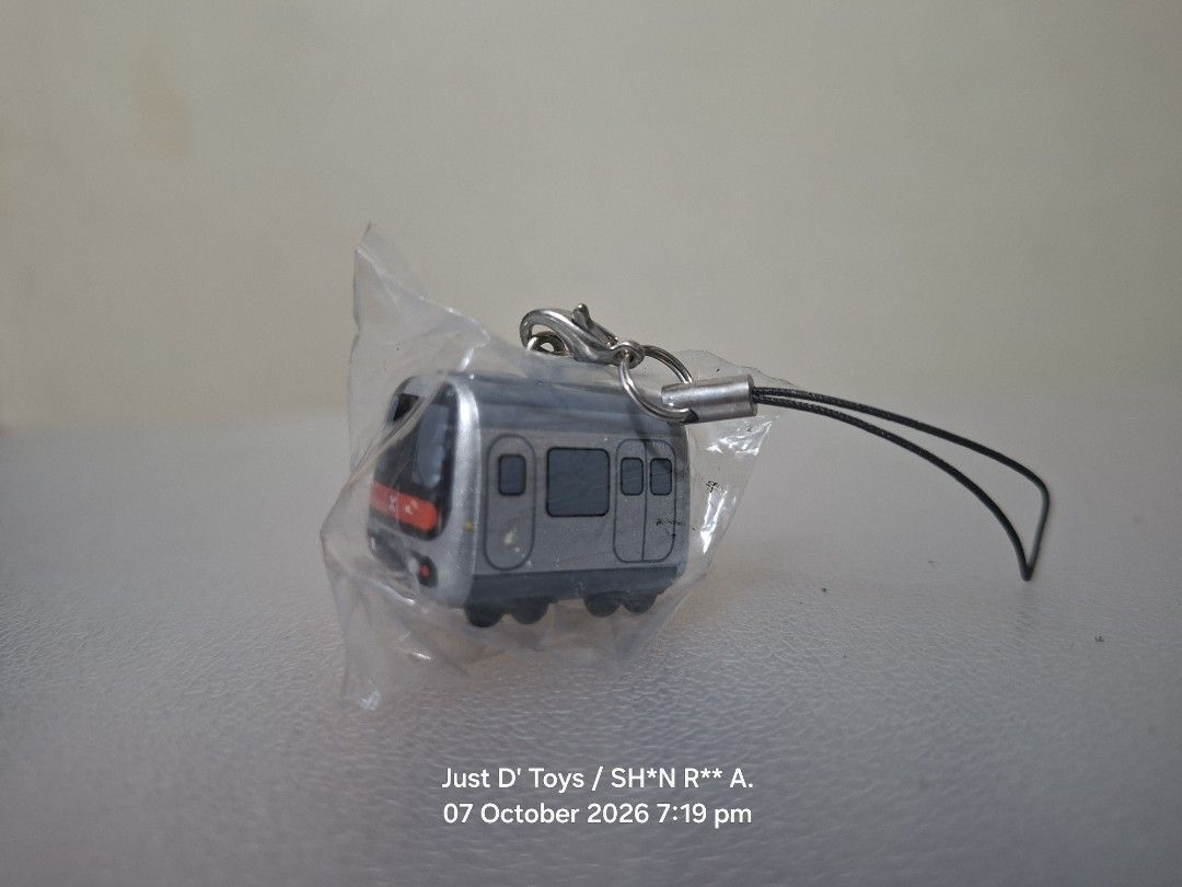 Cute MTR Keychain (Stocks Available) (Category: Vehicle & Diecast Models) located in Quezon City. Submitted by just_d_toys_quezon_city (Listing ID 1466459181, Image 1). Description: Cute MTR Keychain (Stocks Available) Php50.00 Each Stocks available. May kabigatan. Do not expect brand new condition. Location: Cubao, QC (I don't do meetups) MOP: Gcash (Payment First Basis) MOD: J&T Express or Lalamove (shipping/ delivery fee to be shouldered by th