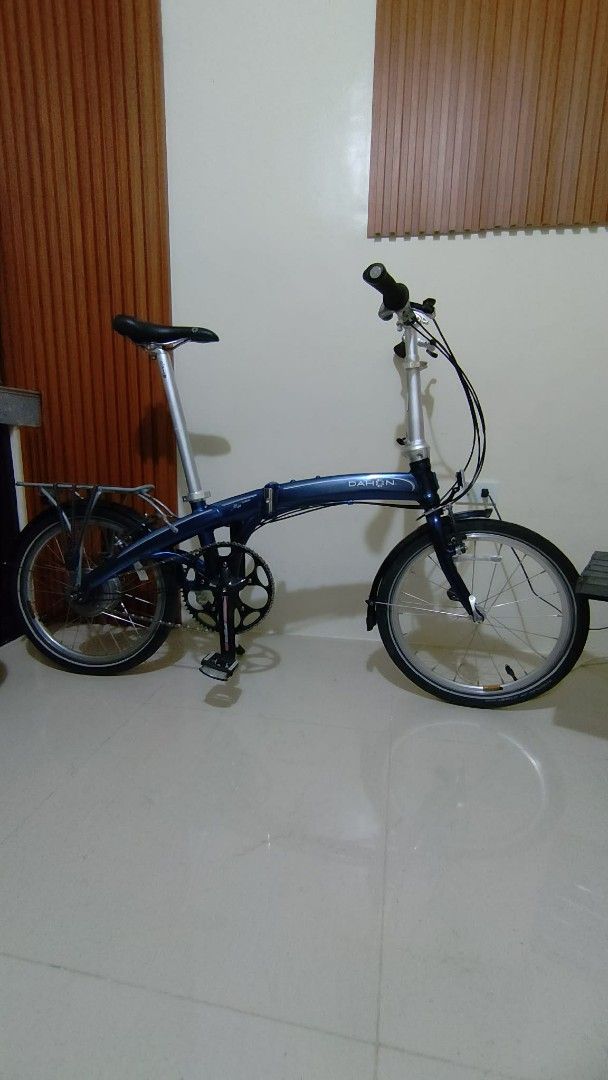 Dahon Mu N360 Folding Bike Blue (Category: Bicycles) located in Bulacan. Submitted by ms.mauuuu (Listing ID 1466471369, Image 1). Description: 🚨 PLEASE READ BEFORE INQUIRING — PRICE IS ALREADY POSTED 🚨 🚲 DAHON MU N360 — RARE COLLECTOR’S ITEM 💰 PRICE: ₱40,000 📍 Location: Plaridel, Bulacan For collectors and bike enthusiasts! Selling my rare Dahon Mu N360 — US Model, NOT Japan Model. 🔧 SPECIFICATIONS: • Full aluminum frame and fork • 20" 406 
