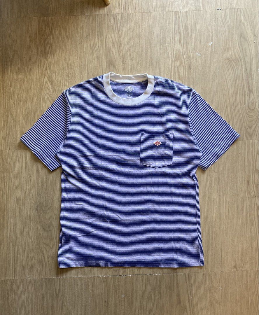 Danton pinstripes pocket tee (Category: Tshirts & Polo Shirts ) located in Zamboanga. Submitted by ak.hunt (Listing ID 1466509441, Image 1). Description: Size small Widt pit to pit 21 Length 27 Vg condition No issue Pm.