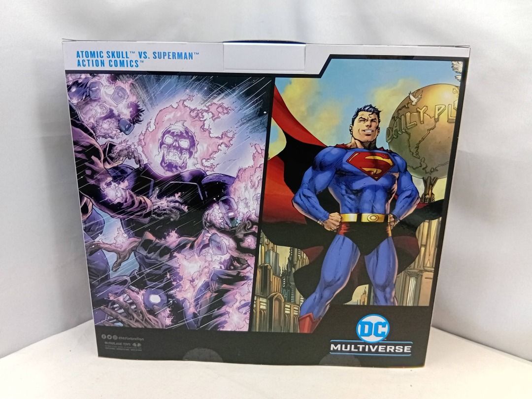 DC Multiverse Mcfarlane Toys Atomic Skull vs Superman (Category: Action & Battle Toys) located in Quezon City. Submitted by ToyzzKoleksyon (Listing ID 1466462085, Image 1). Description: Authentic/Branded. -Price: 2,000 -Condition: AS IS. Unopened Box. OLD STOCK. -Issue: NONE -What you see is what you get. -Please check photos for issues. -Pm me for questions. -Location: Quezon City b#271 .