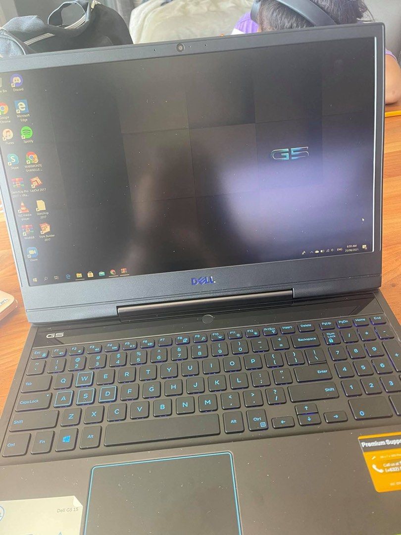 DELL G5-5590 GAMING LAPTOP (Category: Laptops & Notebooks) located in Manila. Submitted by mory2002 (Listing ID 1466354566, Image 2). Description: Specifications: • Intel Core i5-9300H • 8GB DDR4 RAM • 1TB HDD + 128GB SSD • 15.6” IPS Display • NVIDIA GeForce GTX 1650 4GB • Windows 10 ✨ Good for: • Gaming 🎮 • Revit & AutoCAD • SketchUp & 3D modeling • Interior/architectural design work • Photoshop & other creative software • School/work and every
