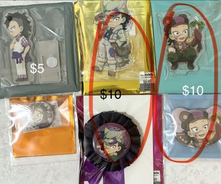 Demon Slayer JCS Square Can Badge Collection genya zenitsu gyomei, Toys ...