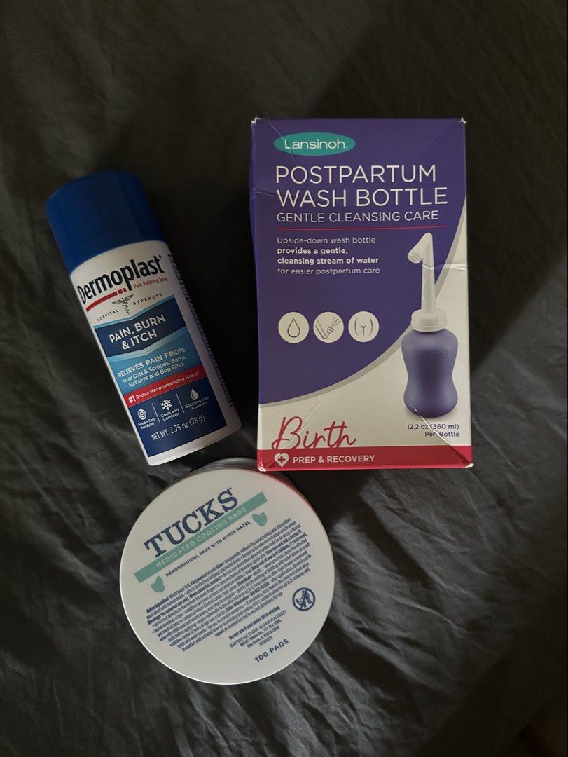 DERMOPLAST, TUCKS & PERI BOTTLE (postpartum kit) (Category: Looking For) located in Cebu City. Submitted by inahao (Listing ID 1466348346, Image 1). Description: Brand New . Sealed. Tucks doesn’t have the box anymore but sealed and unopened. Everything is brand new. Original Price : Dermoplast - ₱1,250 Tucks - ₱1,100 Peri Bottle (Lansinoh) -₱999 Total : ₱3,349 . Selling EVERYTHING (tucks, dermoplast + peri bottle) only for ₱2,500 .