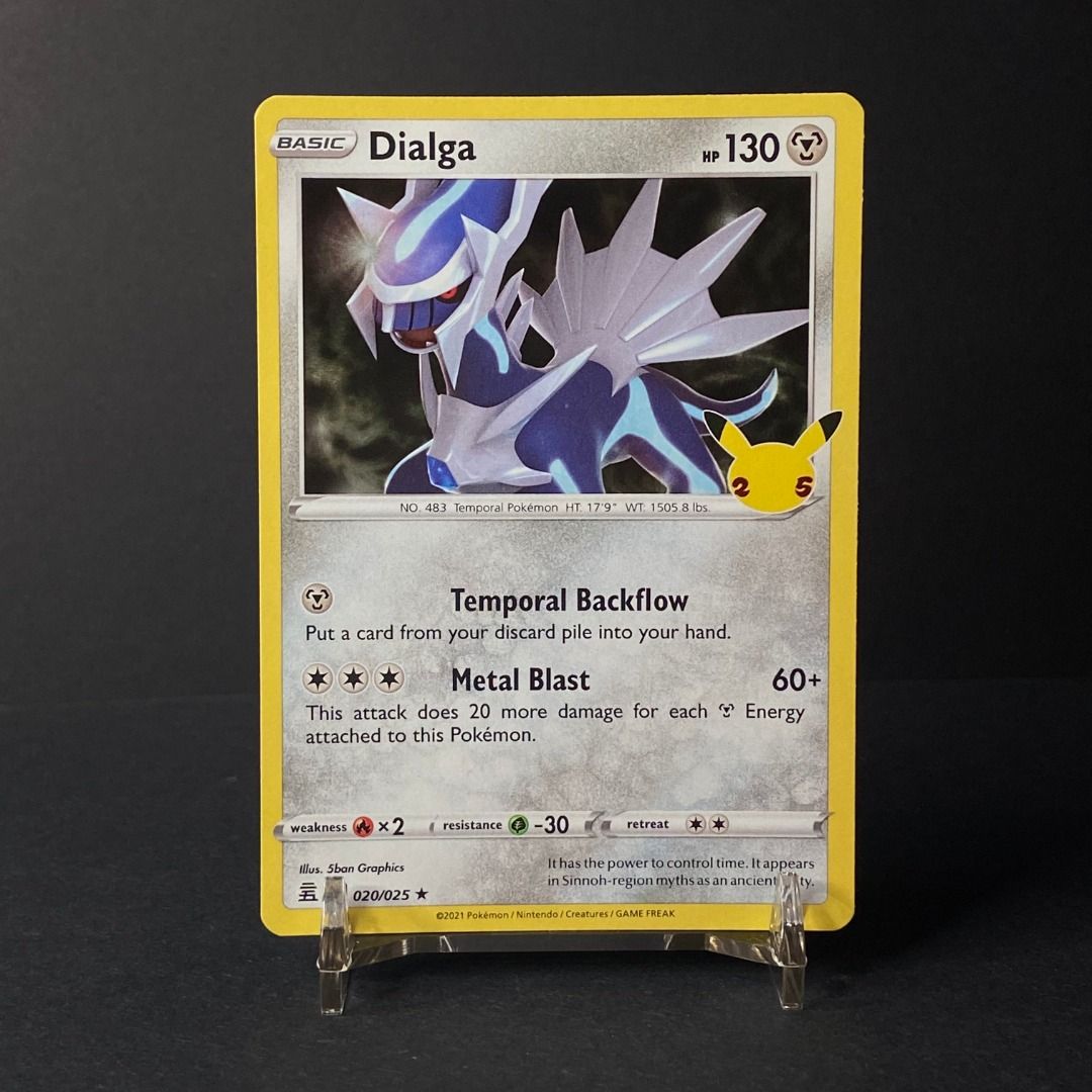 Dialga 020/025 Rare (Category: Raw Singles) located in Pasig City. Submitted by precycled_ (Listing ID 1466448845, Image 1). Description: Condition : NM-LP 12 copies available . . . ‼️BUY AT YOUR OWN RISK ❗Payment First Basis 📌Be 100% SURE before submitting the form 📌1 DAY Reservation ONLY! ❌No Pick-up / No Meet up ❌No RETURN / EXCHANGE ❌No RUSH ❌No CANCELLATIONS ❌Don't BUY our products if you are flaw conscious ⚠️Seller is NOT liable for any d
