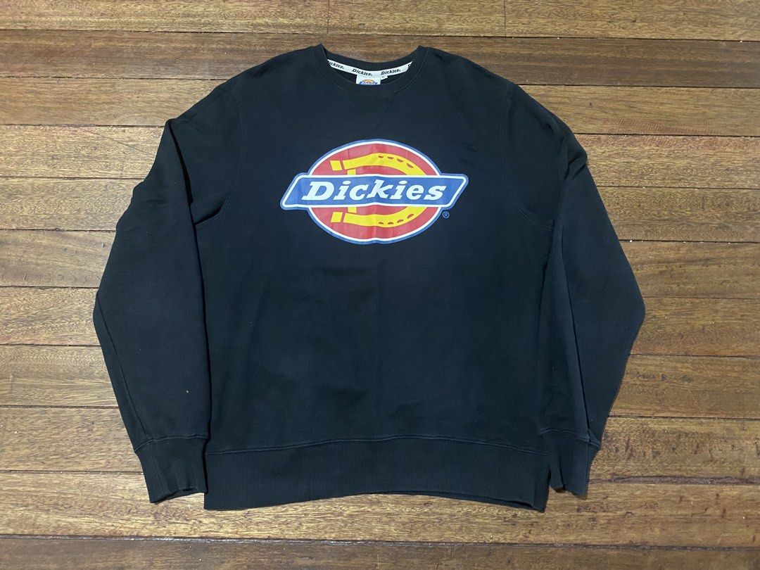 Dickies og logo crewneck (black) (Category: Coats, Jackets and Outerwear) located in Baguio. Submitted by DickiesboyBaguio (Listing ID 1466452572, Image 2). Description: Dickies og logo crewneck (black) XL 21.5x25.5 680+sf outside Baguio Very good condition Needs wash Color rate 9/10 Price negotiable Pm for details .