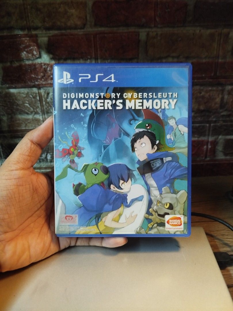 Digimon Story Cyber Sleuth Hacker's Memory PS4 Game (Category: PlayStation) located in Binan City. Submitted by pumpkiiin02 (Listing ID 1466489398, Image 1). Description: - Game: Digimon Story Cyber Sleuth Hacker's Memory for PS4 - Condition: Case and original disc included, minimal wear on outer sleeve, handled with care - Region: PLAS 10115 (Made in Japan) - Audio/Text: Japanese voice with English subtitles - Gameplay: Dive into cyberspace, tra