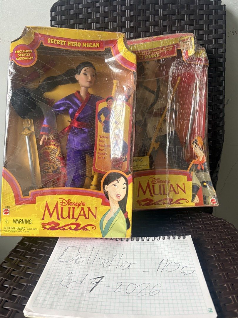 disney Mulan, Li shang set! (Category: Action & Battle Toys) located in Manila. Submitted by dollseller_now (Listing ID 1466383165, Image 2). Description: secret hiro Mulan/Li shang sold for set! DM for more information and ill send .