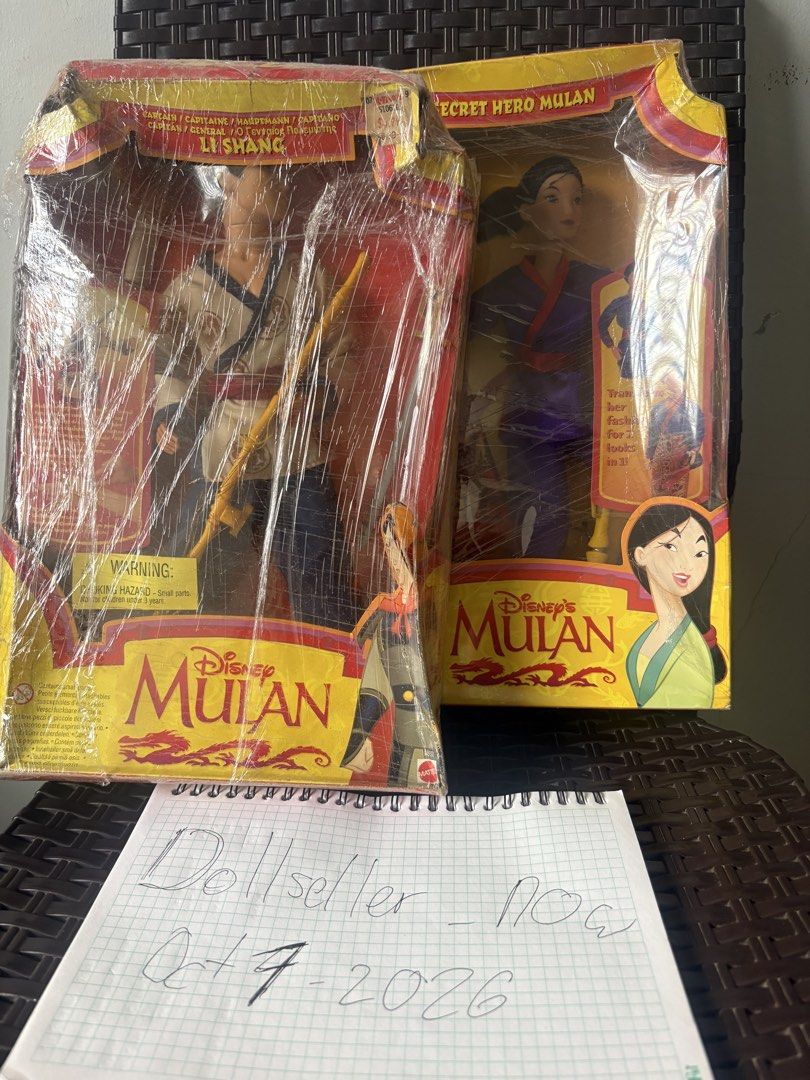 disney Mulan, Li shang set! (Category: Action & Battle Toys) located in Manila. Submitted by dollseller_now (Listing ID 1466383165, Image 1). Description: secret hiro Mulan/Li shang sold for set! DM for more information and ill send .