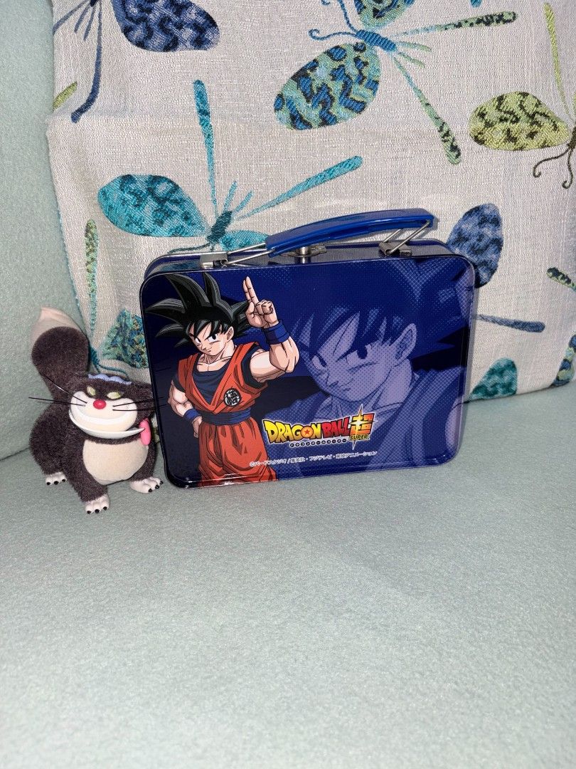 2 Dragon Ball Super Tin Lunch Box Storage Tin (Category: Action & Battle Toys) located in Quezon City. Submitted by peachhalves (Listing ID 1466466165, Image 2). Description: - 2 Authentic Dragon Ball z - Perfect for daily use, storage, or as a display piece for anime fans -with minimal flaw due to storagenever been use -dm me if you have questions MOP GCASH PAYMENT FIRST • Ready for pickup/shipment. Buyer will handle booking and rates." • #authe
