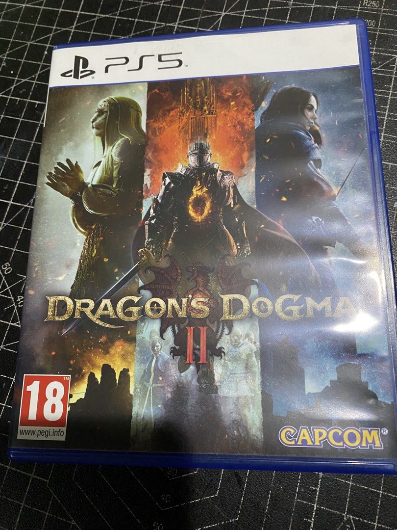 Dragon's Dogma 2 PS5 PEGI region2 (Category: PlayStation) located in Quezon City. Submitted by dormammucinder (Listing ID 1466341405, Image 1). Description: Region 2 pegi - 800 QC area gcash.