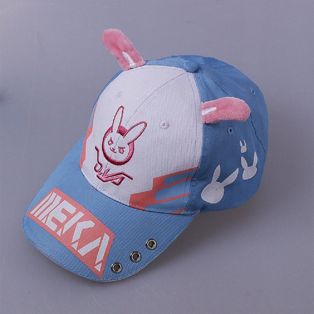 DVA Overwatch baseball cap cosplay costume (Category: Hats & Beanies) located in Pateros City. Submitted by soshifem (Listing ID 1466550562, Image 2). Description: no flaws.
