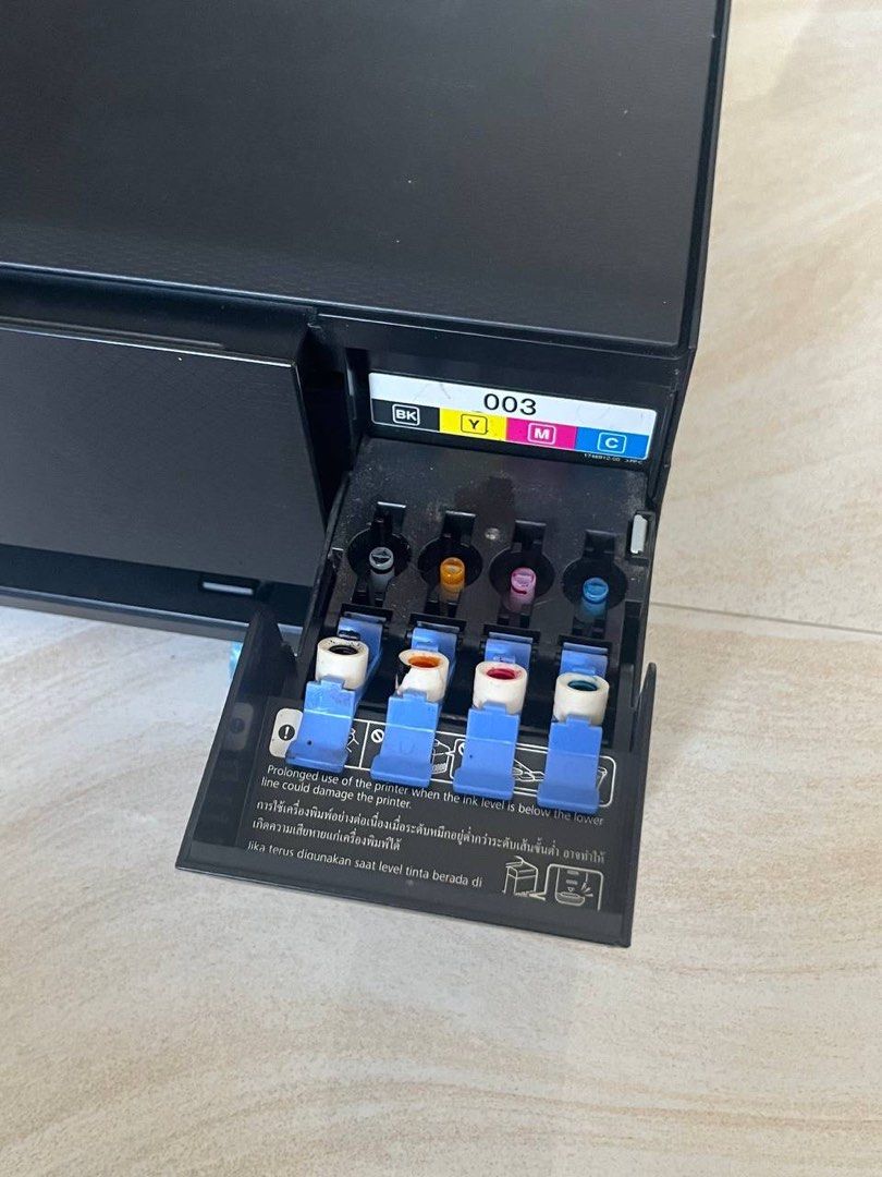 Epson EcoTank L3210 Printer (Category: Printers, Scanners & Copiers) located in Bulacan. Submitted by loislib (Listing ID 1466413376, Image 3). Description: FOR SALE: Epson EcoTank L3210 Printer 📌Model: Epson EcoTank L3210 📌Condition: Good working condition 📌 Features: Print, Scan, Copy 3in1 📌 Type: Ink Tank Printer 📌 Connectivity: USB ✨Ideal for: Home, school, office, and business use 👍Prints clearly 👍Scanner and copier working 👍Economic