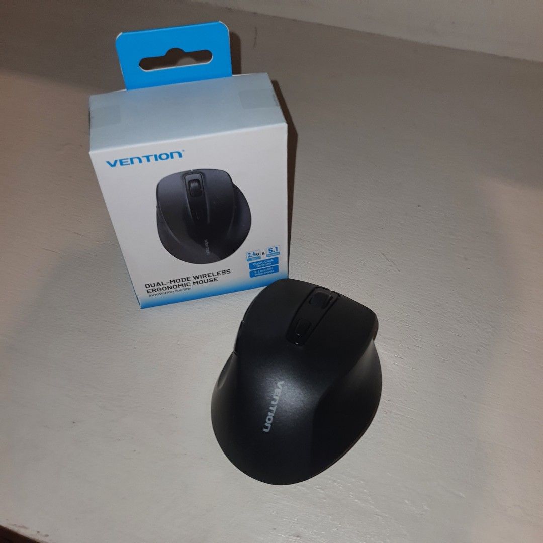 Ergonomic wireless mouse vention (Category: Cleaning Tools & Supplies) located in Manila. Submitted by mr.fast (Listing ID 1466337563, Image 3). Description: .