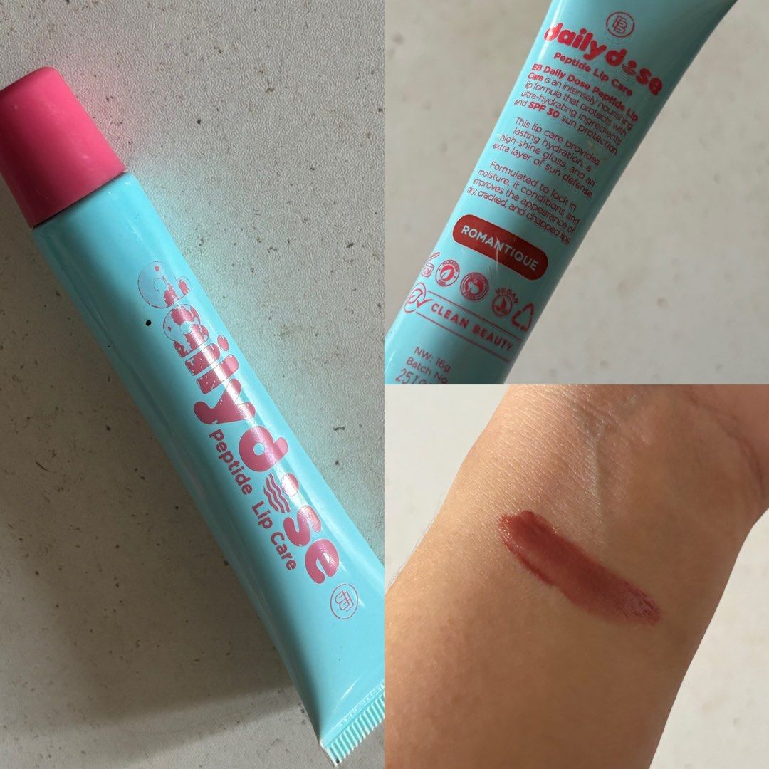 Everbilena Lip Dose Romantique (Category: Makeup) located in Binan City. Submitted by myprelovedhaul (Listing ID 1466408853, Image 2). Description: - last price posted! - please message only if sure buyer! - limited replies only. - Available unless mark as sold. - Ship via j&t or lalamove for same day. -Mode of payment: Gcash 📍Biñan Laguna .
