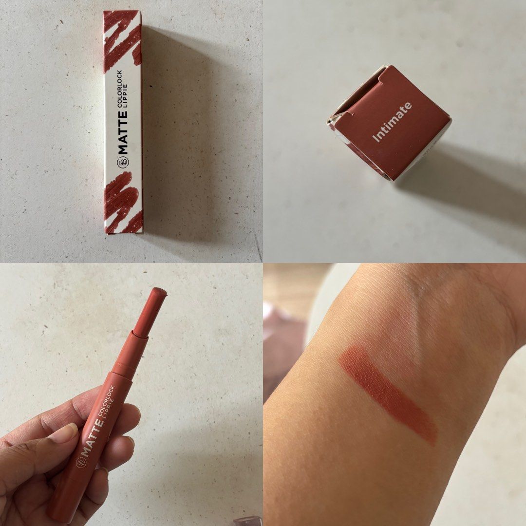 Everbilena Matte Lippie Intimate (Category: Makeup) located in Binan City. Submitted by myprelovedhaul (Listing ID 1466409580, Image 2). Description: - last price posted! - please message only if sure buyer! - limited replies only. - Available unless mark as sold. - Ship via j&t or lalamove for same day. -Mode of payment: Gcash 📍Biñan Laguna .