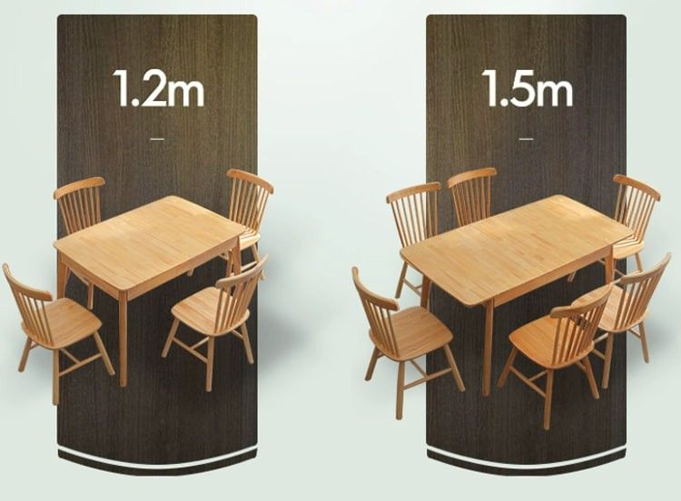 Extendable table from 6 seaters to 9 seaters. Carehomely (Category: Tables & Sets) located in Marikina City. Submitted by abiabiabi05 (Listing ID 1466550285, Image 3). Description: Product Details Extendable dining table from family member at home to your family friends that loves you to visit at home. This is made of pure and solid rubberwood materials Size/s: 90cm (35in) * 80cm (31in) * H75cm (29in) (extendable to 120cm) = ₱ 11,000 120cm (47in)