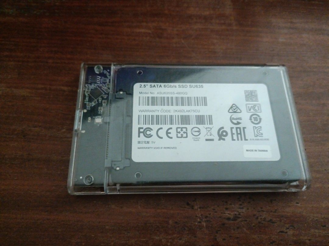 EXTERNAL SSD 480GB (Category: Hard Disks & Thumbdrives) located in Angono. Submitted by ssshnae (Listing ID 1466364309, Image 2). Description: EXTERNAL SSD (NOT HDD, FASTER) ADATA SU635 480GB ENCLOSURE CABLE MEETUP: SM CENTER IMUS JOLLIBEE CENTENNIAL KALAYAAN CAN DO LALAMOVE.
