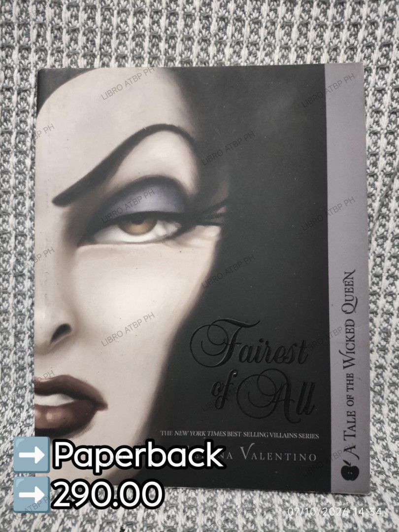 Fairest of All (Category: Storybooks) located in Quezon City. Submitted by libro_atbp (Listing ID 1466401955, Image 1). Description: 📚 PRE-LOVED BOOKS FOR SALE Decluttering my personal collection. 💜 Prices & conditions are indicated in the photos. 💳 GCash / MariBank / GoTyme 🚚 Grab / Lalamove / Flash / J&T 📍 QC PAYO • FIRST TO PAY No COD • No reservations DM/comment if interested. 💜.