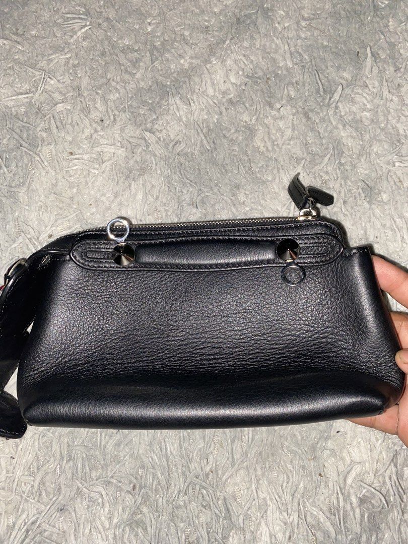 FENDI (Category: Luxury Bags & Wallets) located in Lantawan. Submitted by alfhadzrie23687 (Listing ID 1466510664, Image 3). Description: Fendi shiny nappa crystal croc tail mini by the way boston bag black smoky quartz.