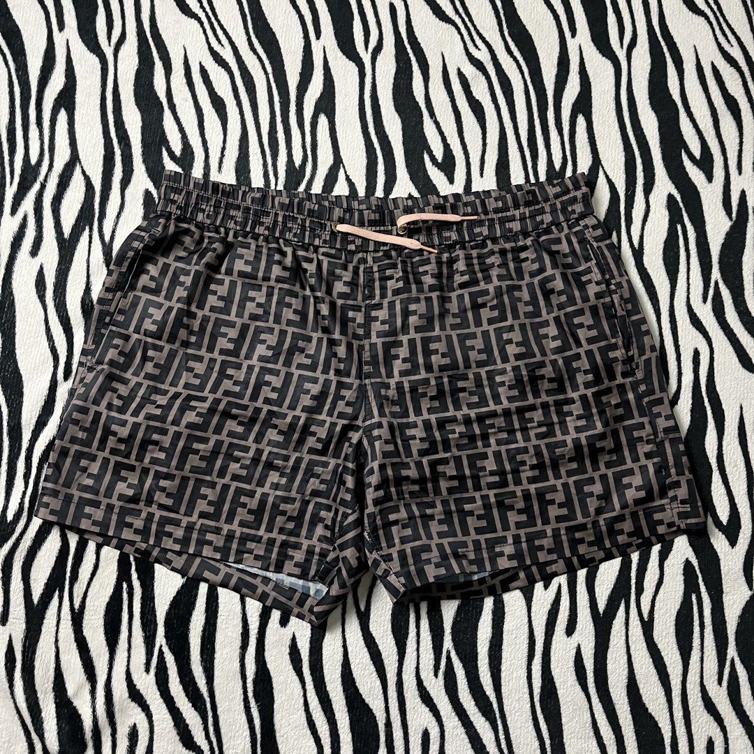 Fendi monogram nylon short (Category: Luxury Apparel) located in Manila. Submitted by royaldripmanila (Listing ID 1466504344, Image 1). Description: No issue W34 L16.