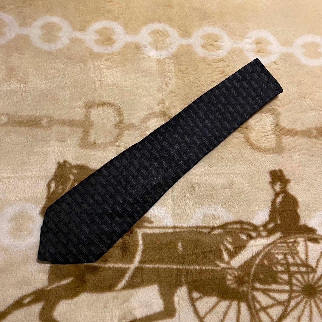 Fendi Necktie (Category: Ties) located in Manila. Submitted by bidgeyow20688 (Listing ID 1466510927, Image 2). Description: good condition issue minimal loose stitch.